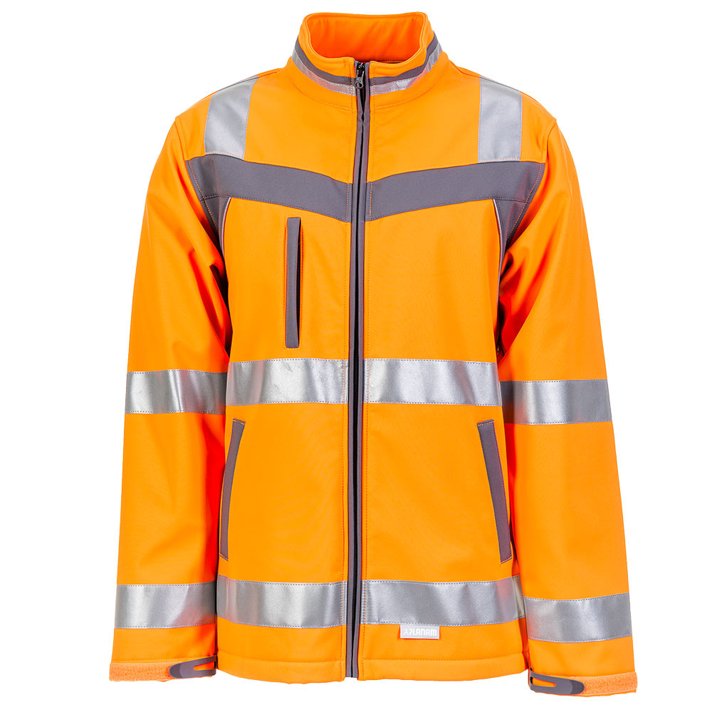 Plaline Warnschutz Softshelljacke