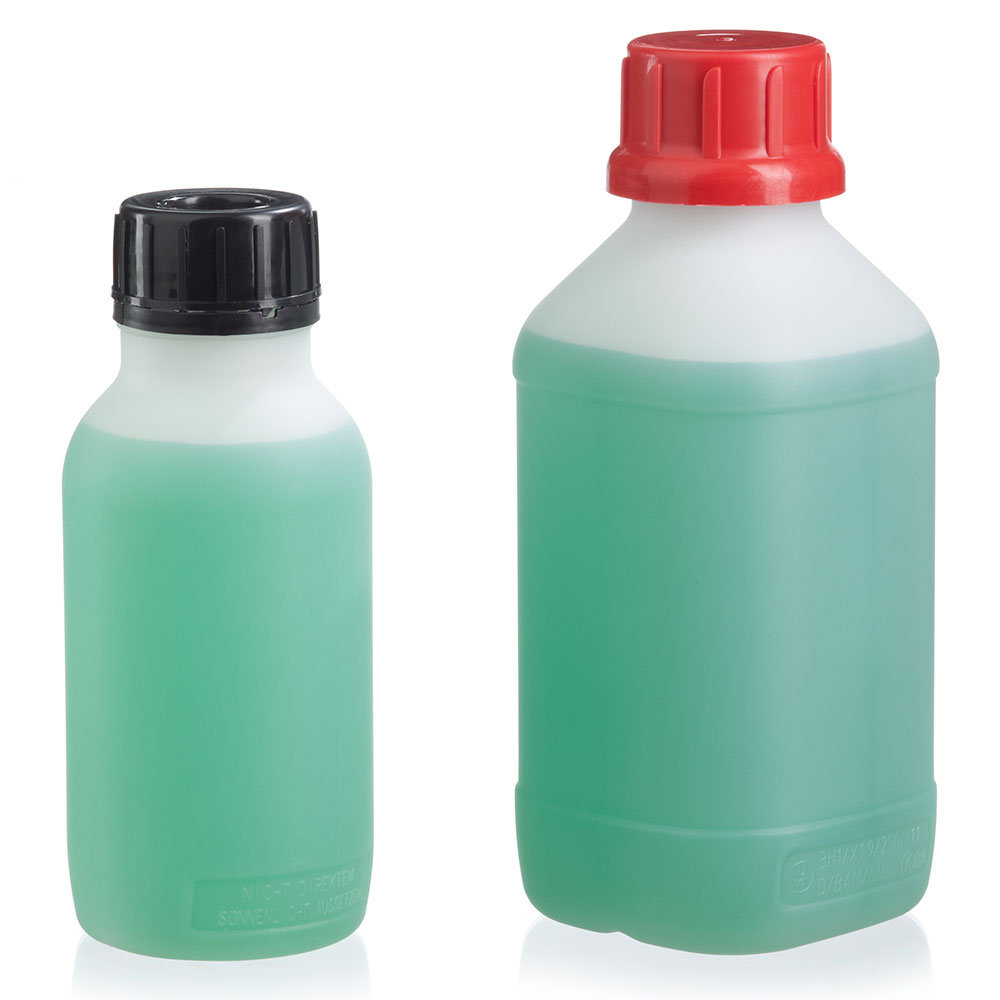 Chemikalienflaschen UN-Zulassung