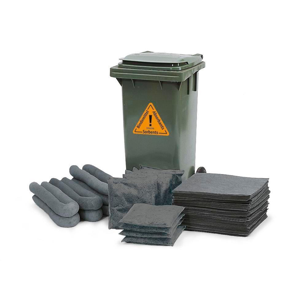 DENSORB Notfall-Set, Bindemittel im Rollcontainer B 12