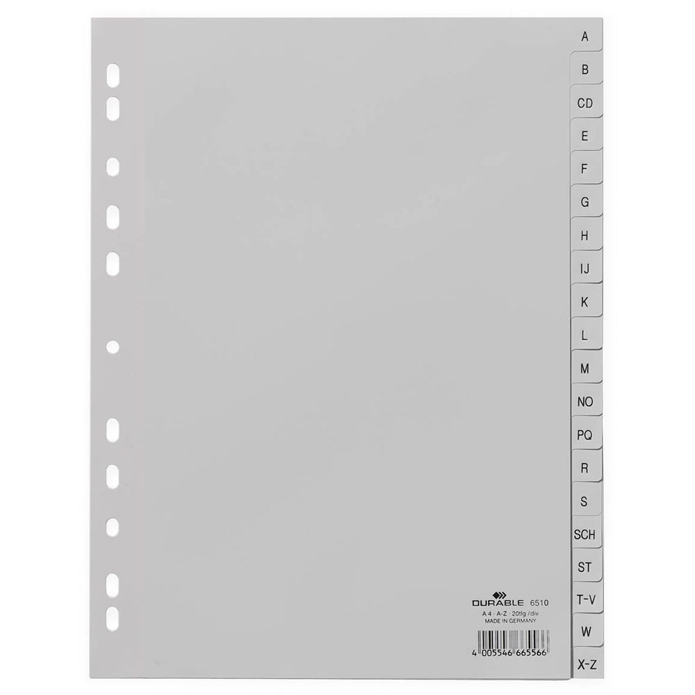 DURABLE Register A4 (A-Z)